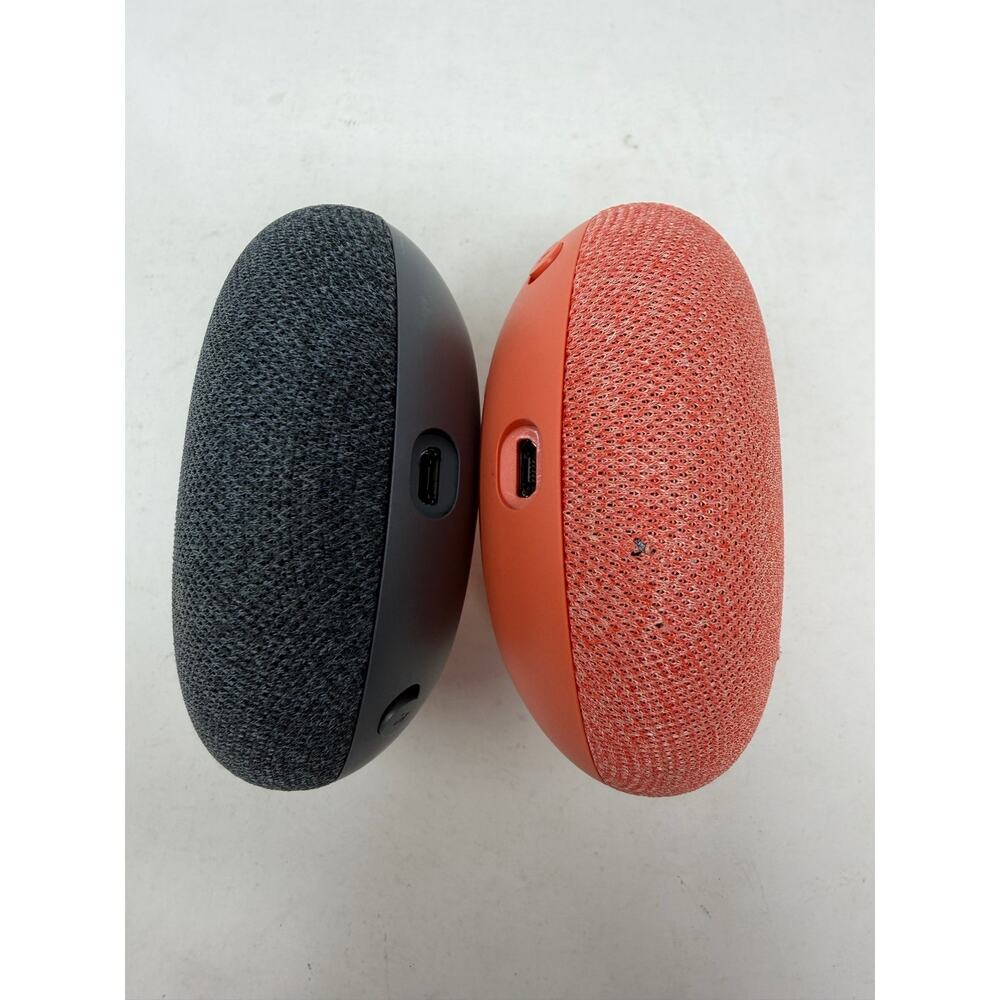 Google Nest Mini (Home) Speaker 1st Gen Set Of 2 - Picture 4 of 7